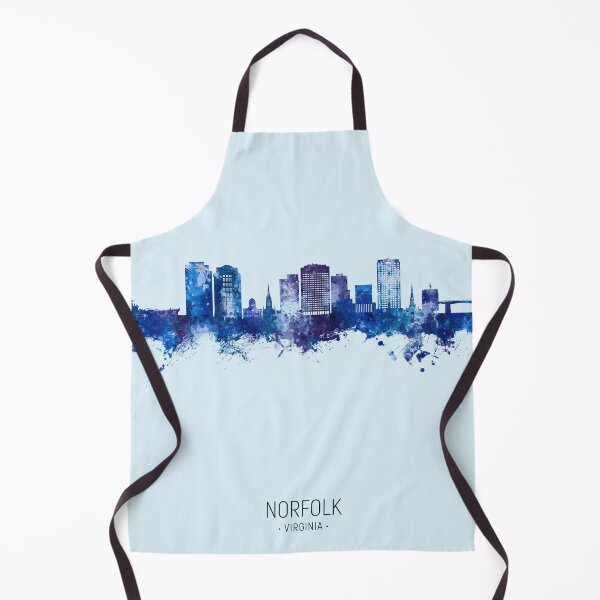 Aperçu de l'œuvre Norfolk Virginia Skyline créée et vendue par ArtPrints.