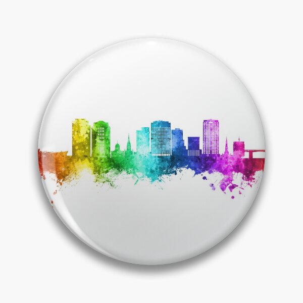 Aperçu de l'œuvre Norfolk Virginia Skyline créée et vendue par ArtPrints.