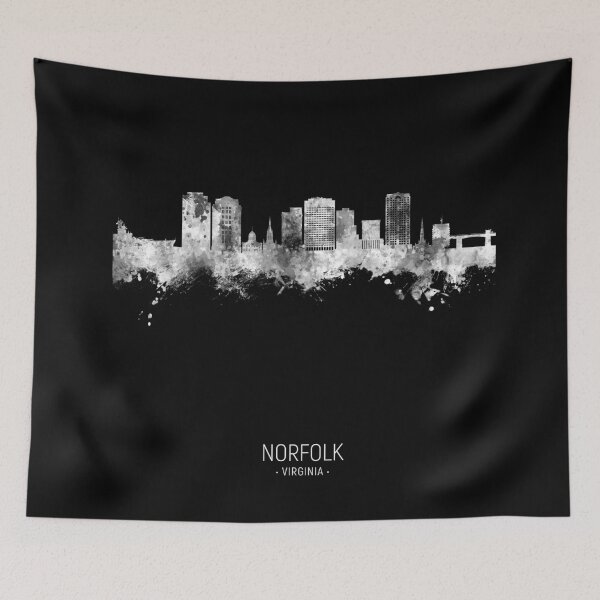 Item preview, Norfolk Virginia Skyline designed and sold by ArtPrints.