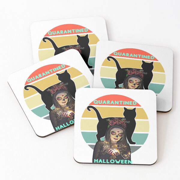 Item preview, Quarantined Halloween (blackCAT) designed and sold by HamiltonmagicTs.