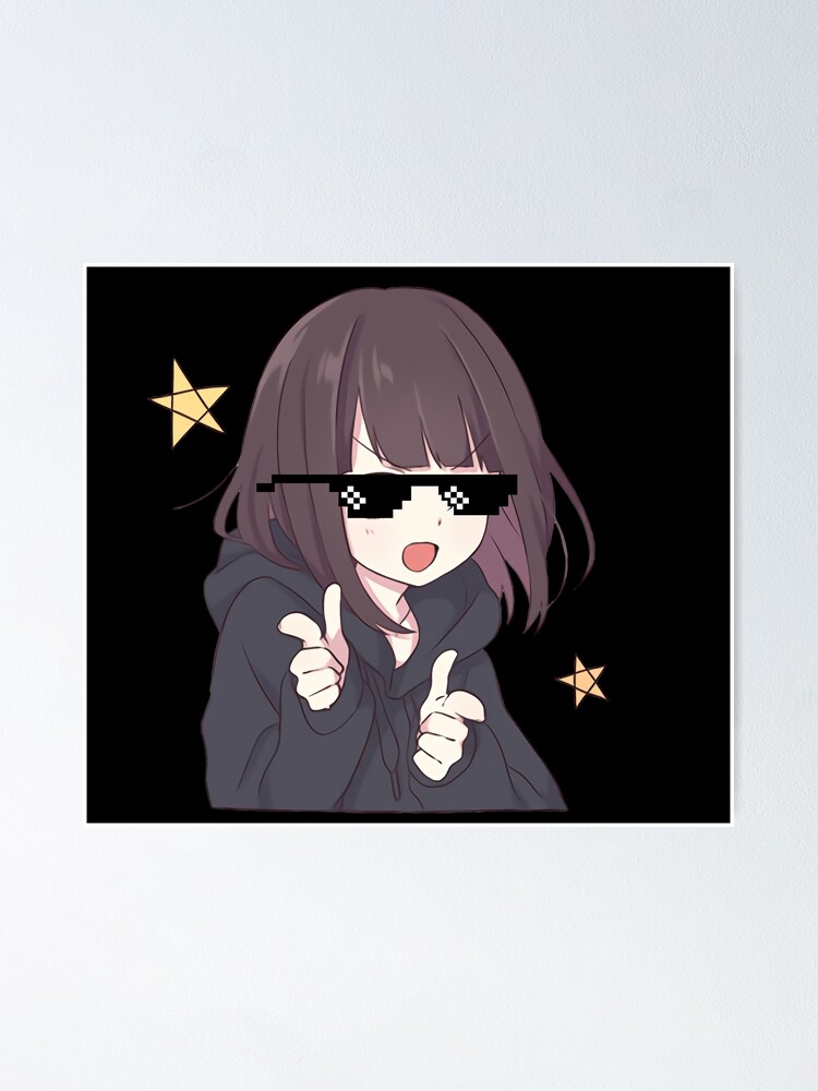 Menhera chan anime  Sticker for Sale by uisch