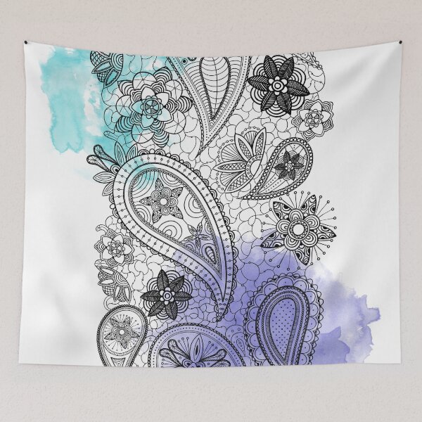Item preview, A black lace design, cool paisley art designed and sold by AznavourByKarin.
