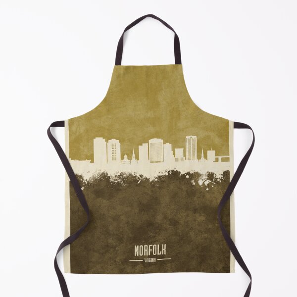 Aperçu de l'œuvre Norfolk Virginia Skyline créée et vendue par ArtPrints.