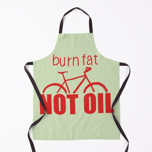 Item preview, Burn fat not oil for cyclists designed and sold by -Holy-Chicken-.