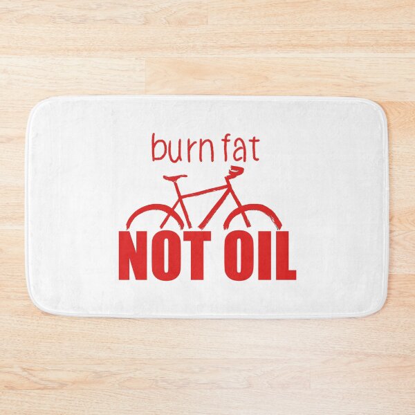 Item preview, Burn fat not oil for cyclists designed and sold by -Holy-Chicken-.