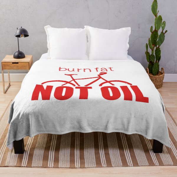 Item preview, Burn fat not oil for cyclists designed and sold by -Holy-Chicken-.
