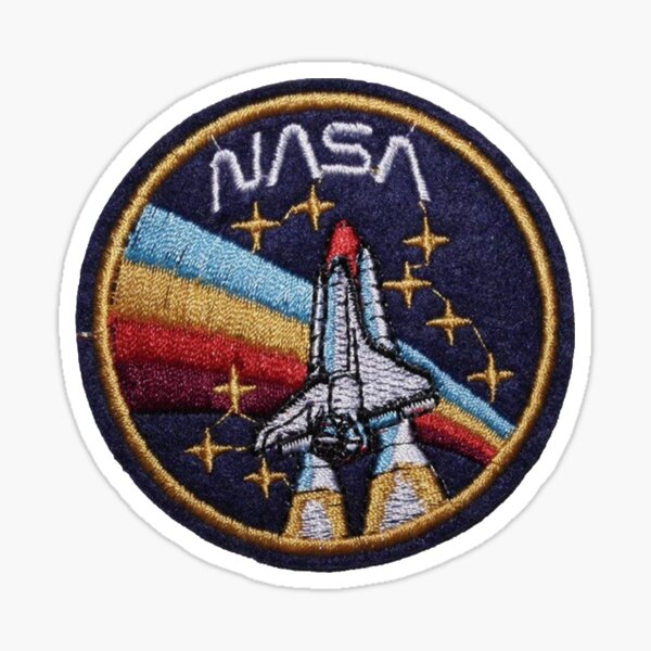 Retro Nasa Space Shuttle Sticker