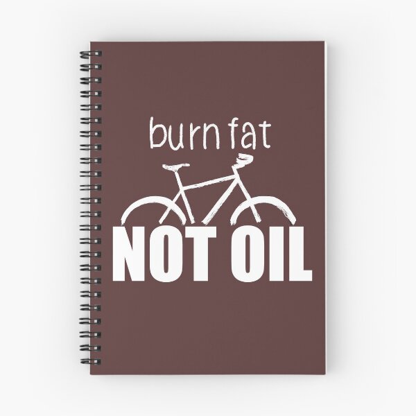 Item preview, Burn fat not oil for cyclists designed and sold by -Holy-Chicken-.