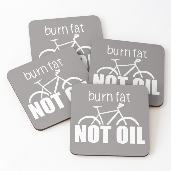 Item preview, Burn fat not oil for cyclists designed and sold by -Holy-Chicken-.
