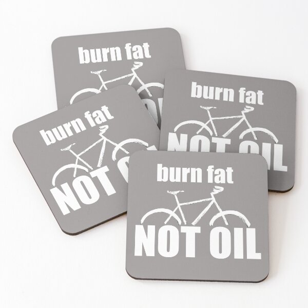 Item preview, Burn fat not oil for cyclists designed and sold by -Holy-Chicken-.