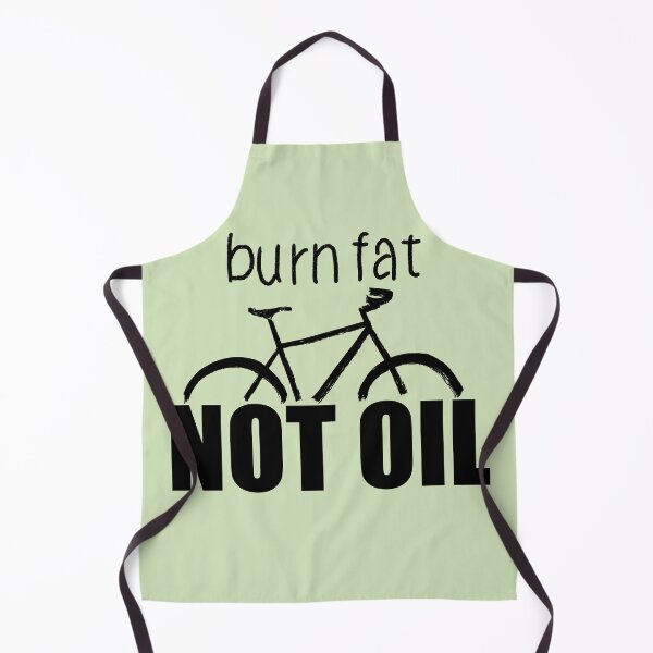 Item preview, Burn fat not oil for cyclists designed and sold by -Holy-Chicken-.