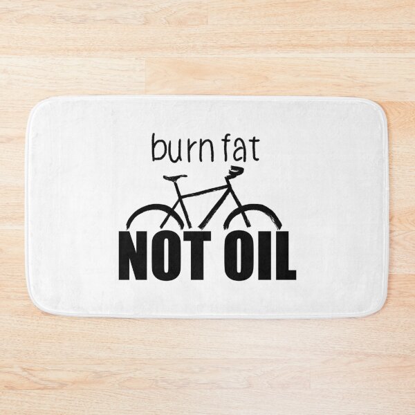 Item preview, Burn fat not oil for cyclists designed and sold by -Holy-Chicken-.