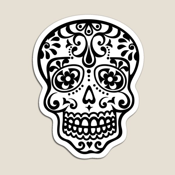 Dallas Cowboys Sugar Skull Magnet Dia De Los Muertos -   Norway