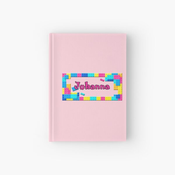 Toy Brick Frame Design For Johanna Hardcover Journal