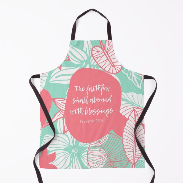 Item preview, The faithful shall abound with blessings, Proverbs 28:20, Bible Verse designed and sold by StudioCitrine.