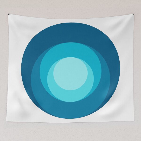 Item preview, geometric blues designed and sold by stupidpotato1.