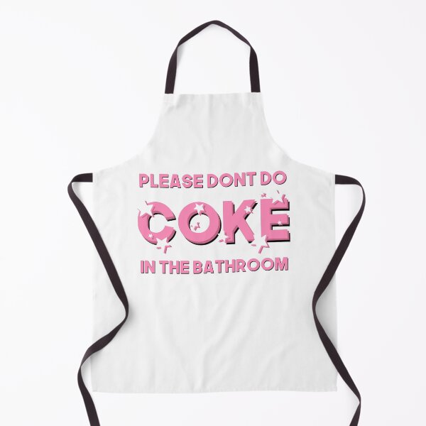 Item preview, Please Don’t Do Coke In The Bathroom | Funny, Sarcastic Bathroom Decor | Sparkly Pink designed and sold by acatalepsys.