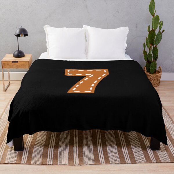 Item preview, 7 number college style USA leather stitched designed and sold by GeogDesigns.