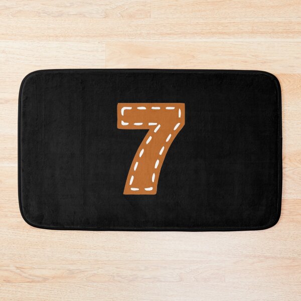 Item preview, 7 number college style USA leather stitched designed and sold by GeogDesigns.