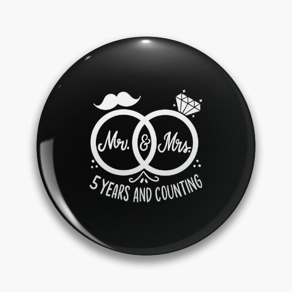 Item preview, 5th Wedding Anniversary - Mr. And Mrs 5 Years Married designed and sold by haselshirt.