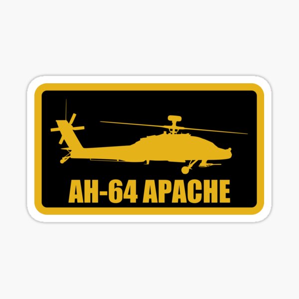 Vista previa del artículo con la obra «Parche Apache AH-64», diseñado y vendido por StrongVlad.