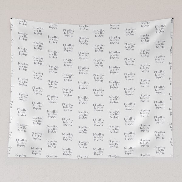 Item preview, I'd rather be in the Borders designed and sold by yourscotborders.