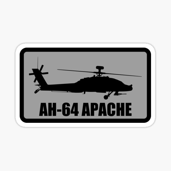 Vista previa del artículo con la obra «Parche Apache AH-64», diseñado y vendido por StrongVlad.