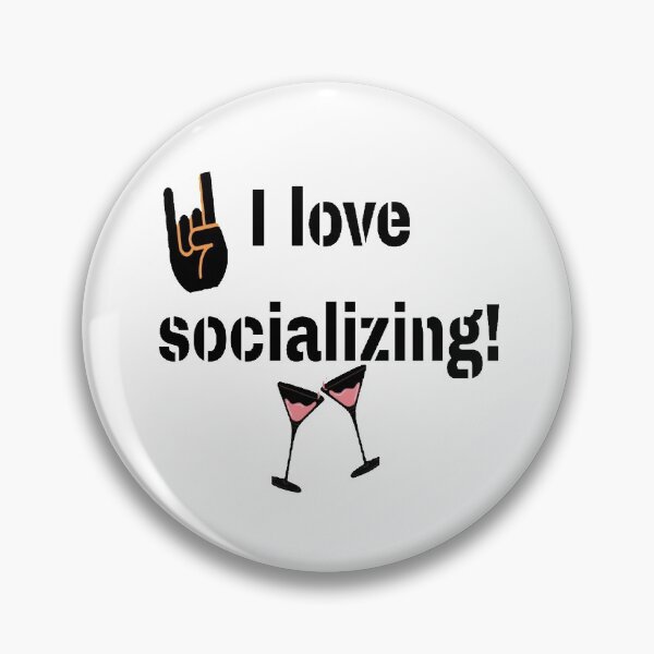 Item preview, I love socializing  designed and sold by Simi2020.