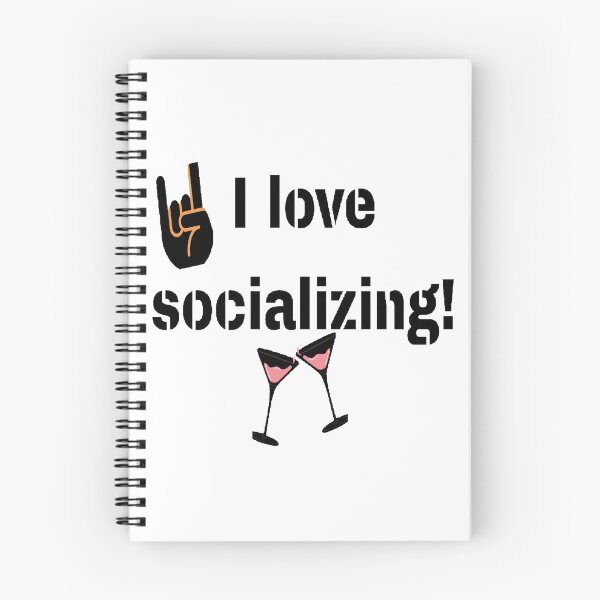 Item preview, I love socializing  designed and sold by Simi2020.