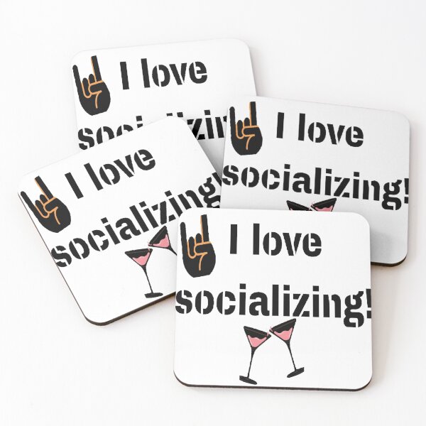 Item preview, I love socializing  designed and sold by Simi2020.