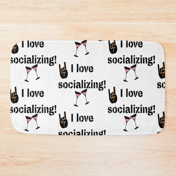 Item preview, I love socializing  designed and sold by Simi2020.