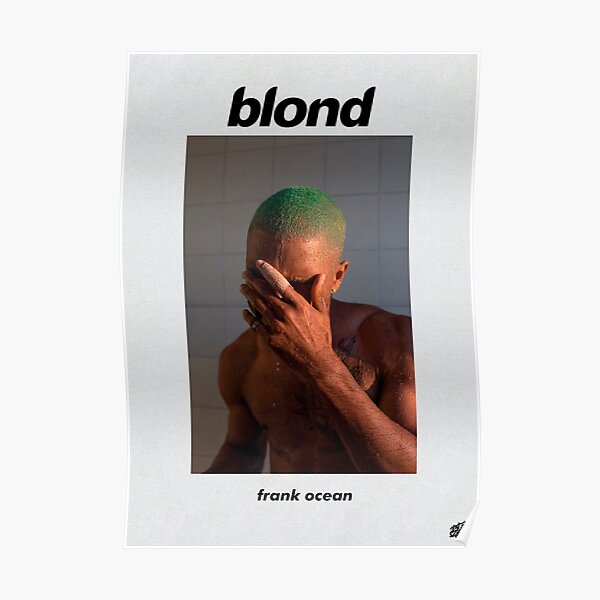 Frank Ocean "Blonde" A3 size extended album Poster