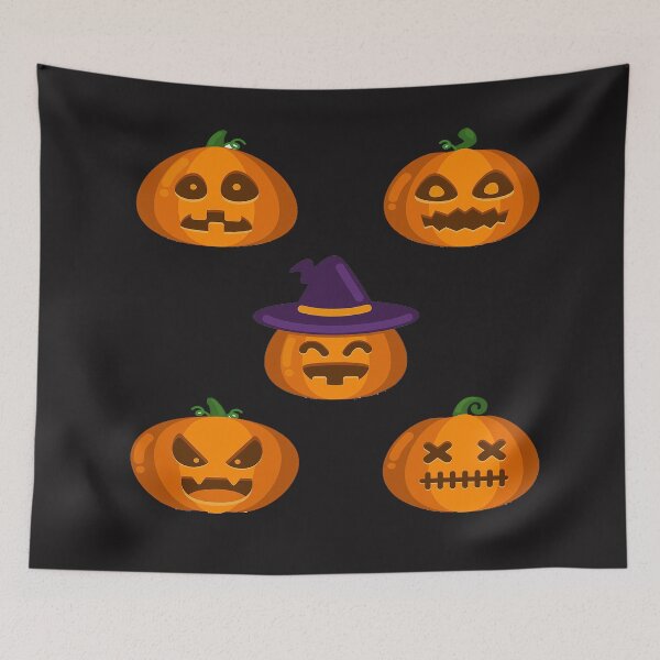 Item preview, Halloween Different Pumpkin Face Design designed and sold by YueHeng Creates ⭐⭐⭐⭐⭐.