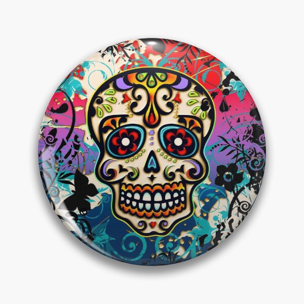Item preview, Mexican Skull, Sugar Skull, Day of the Dead, Dias de los muertos designed and sold by nitty-gritty.