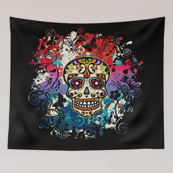 Item preview, Mexican Skull, Sugar Skull, Day of the Dead, Dias de los muertos designed and sold by nitty-gritty.