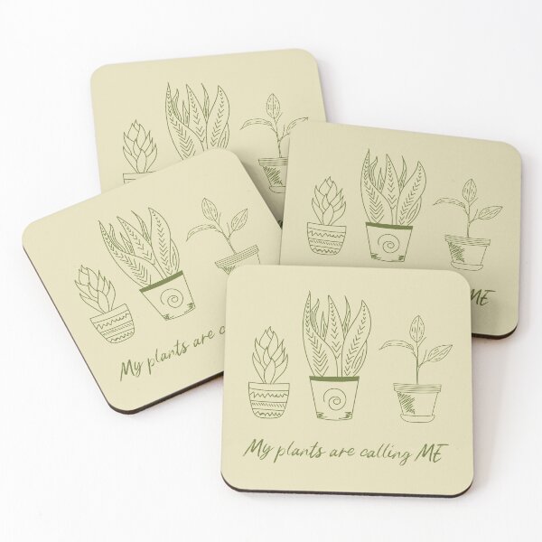 Item preview, My plants are calling me, minimalist drawing designed and sold by domdjs4239.
