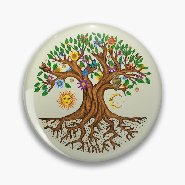 Item preview, Whimsical Tree of Life - Yggdrasil  designed and sold by k9printart.