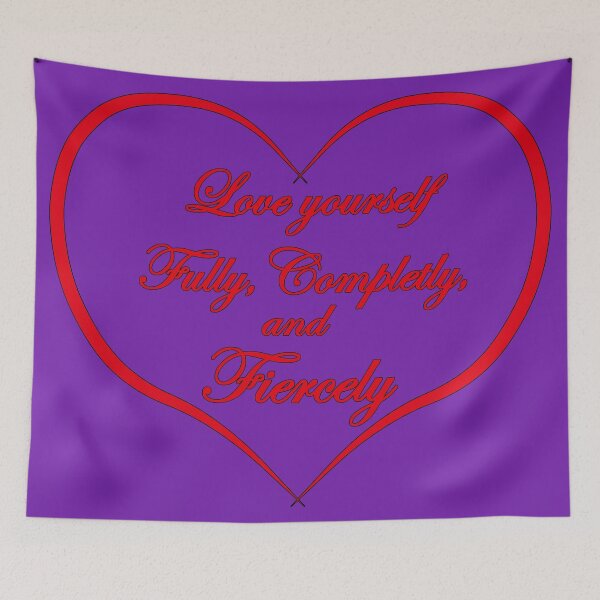 Item preview, Love Yourself (Purple) designed and sold by foxandtigersden.