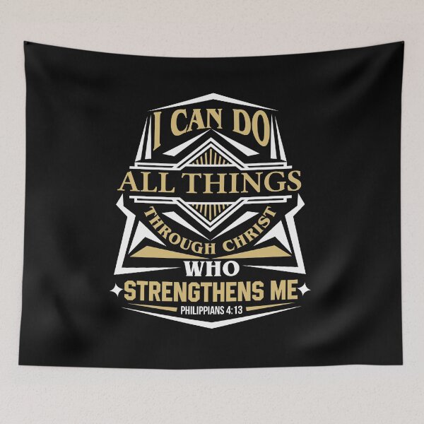 Item preview, I can do all things through Christ who strengthens me designed and sold by wazoosi.