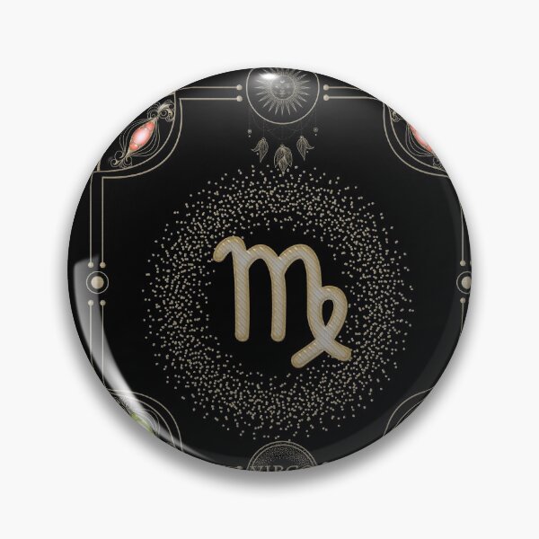 Item preview, Golden zodiac virgo sign designed and sold by nicky2342.