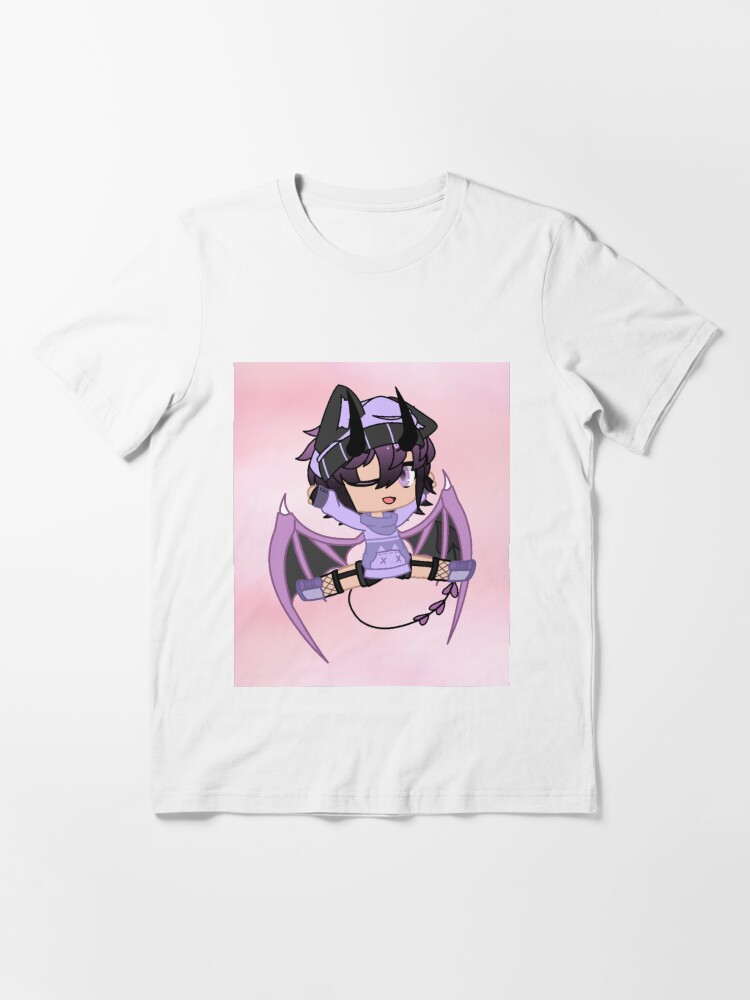 Cute Gacha Girl Foxy Chan Black White Tshirt For Men Women Gacha Gacha Life  Gacha Oc