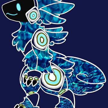  Protogen Fursuit furry fursona head Blue pattern T