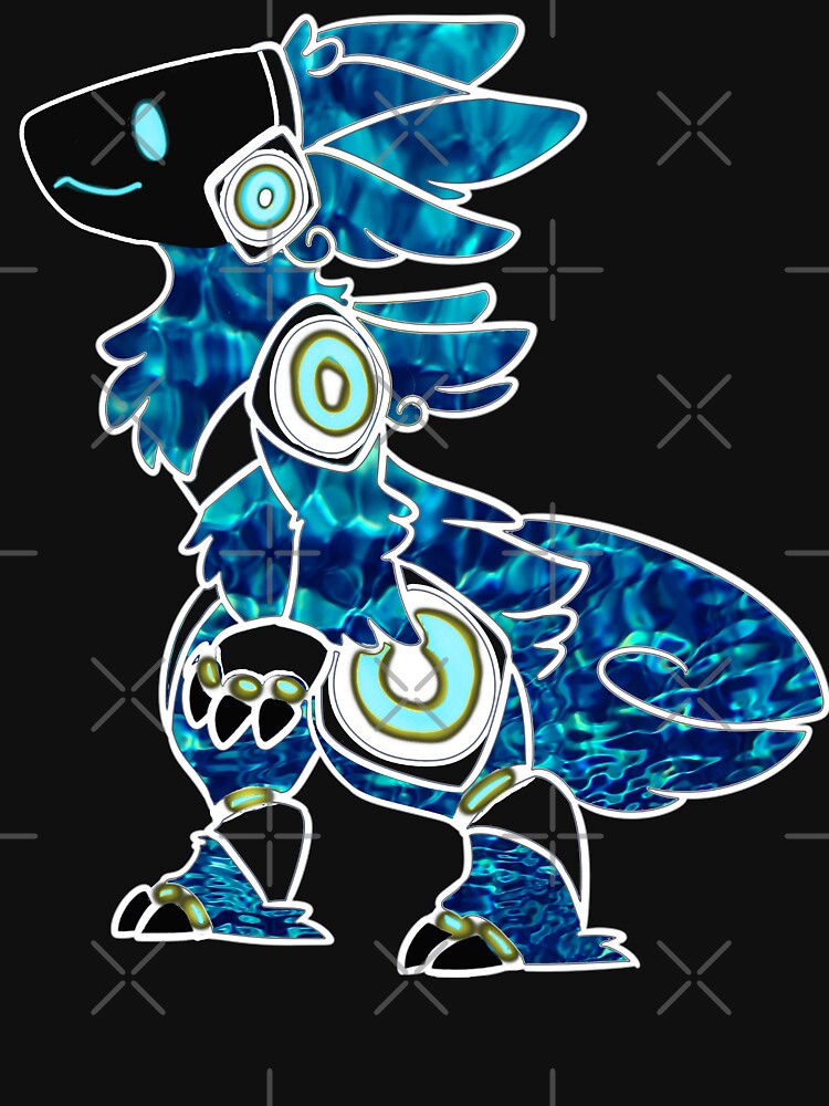  Protogen Fursuit Furry with blue pattern Fursona T