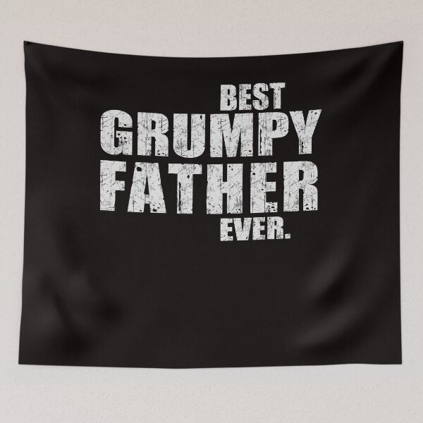 Item preview, Best Grumpy Father Ever Retro Vintage Dad Grandpa Gift designed and sold by RessieSmitham.