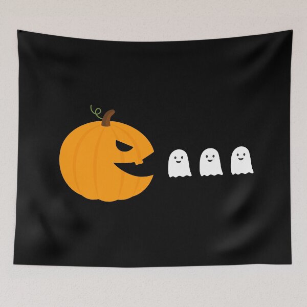 Item preview, Halloween pumpkin eating ghosts Funny Boys Girls Kids Gift designed and sold by Aysel's Designs.
