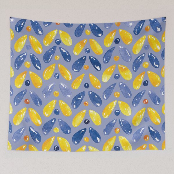 Item preview, Puppy Drops | Yellow & Blue Mix designed and sold by RebeccaFlaherty.
