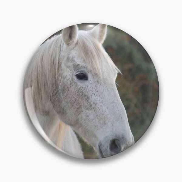 Item preview, Dapple Gray White Horse Profile designed and sold by KarenWoodArt.