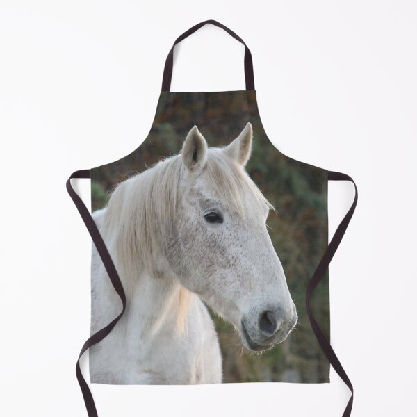Item preview, Dapple Gray White Horse Profile designed and sold by KarenWoodArt.