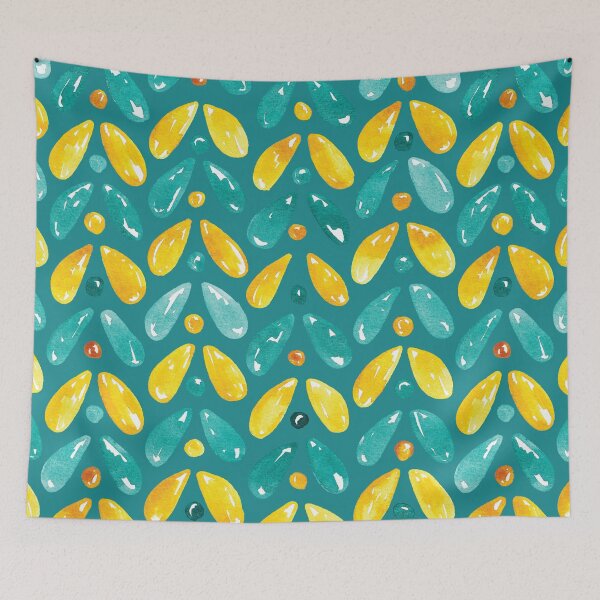 Item preview, Puppy Drops | Yellow & Mint Mix designed and sold by RebeccaFlaherty.