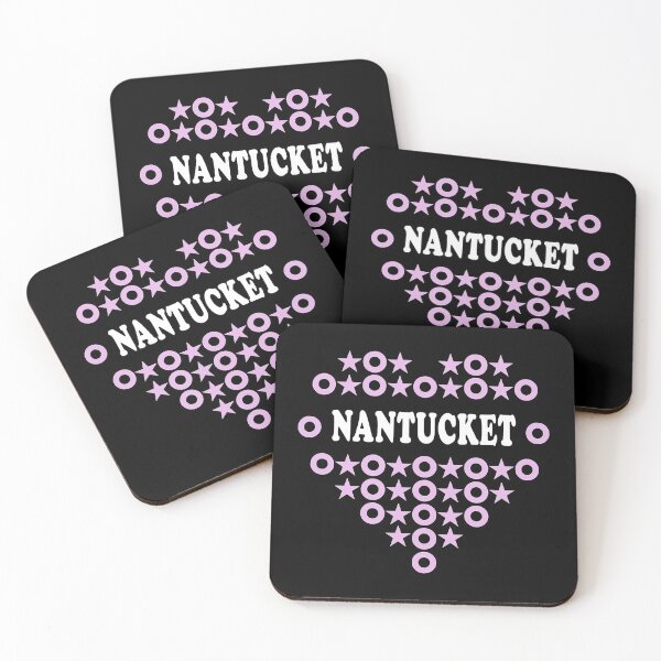 Item preview, Nantucket Pink Heart A Great Place designed and sold by KhanWill.